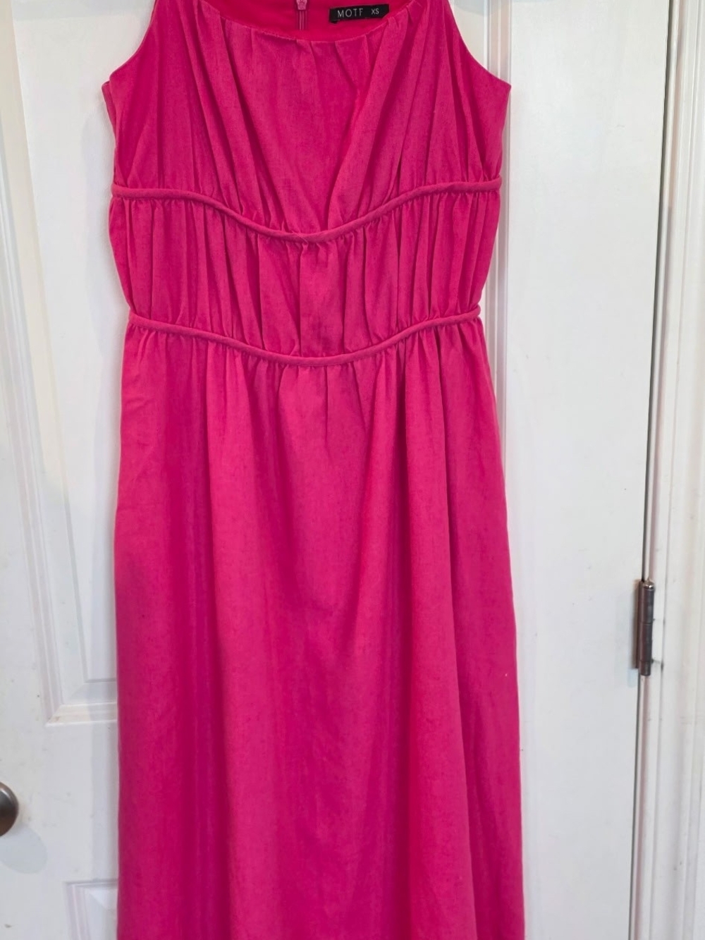 MOTF Hot Pink Sleeveless Maxi Dress